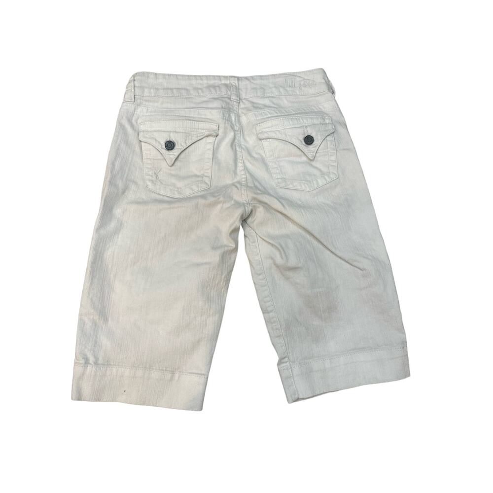Kut from the Kloth Linen Look White Bermuda Shorts Size 6 - Picture 2 of 15